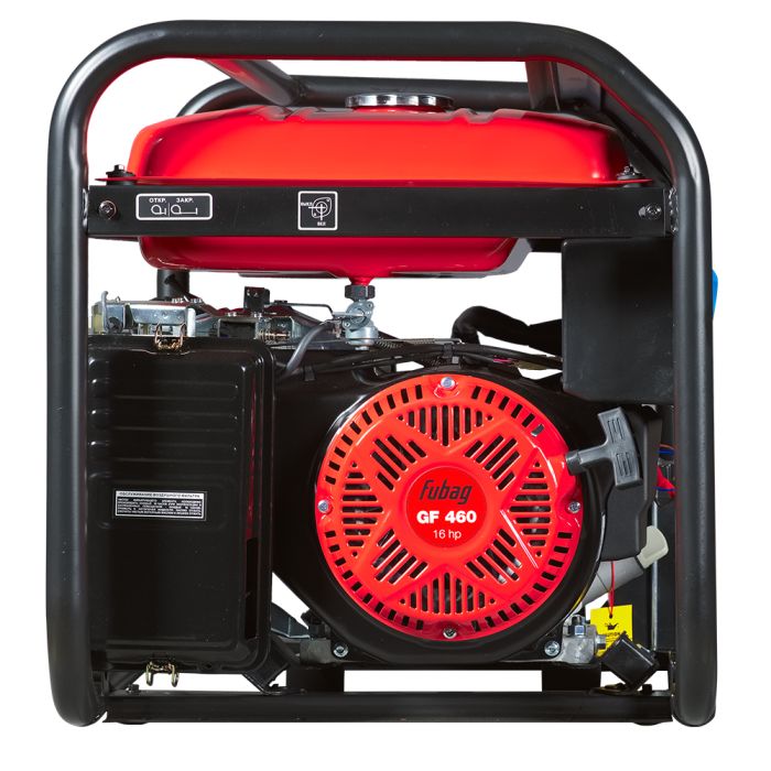 Бензиновый генератор с электростартером Fubag BS 8500 A ES DUPLEX, с коннектором автоматики, 220В, 34,8В