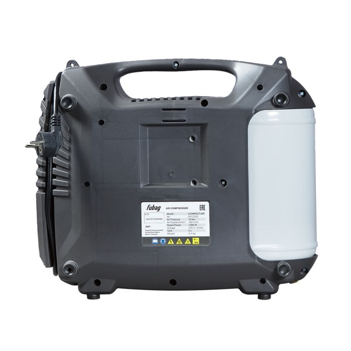 Компрессорный набор Fubag Compact Air, прямой безмасляный 220В, 180 л/мин, + 5 предметов