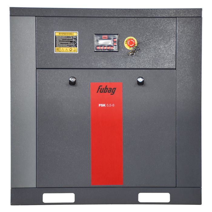Винтовой компрессор Fubag FSK 5.5-8, ременной привод, 380В, 760л/мин, 8 бар, IP54