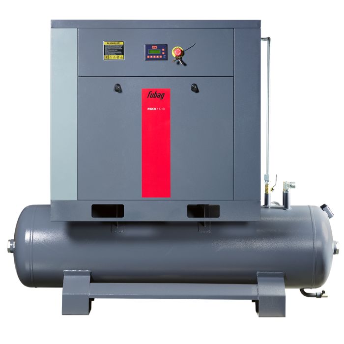Винтовой компрессор Fubag FSKR 11-10/270, ременной привод, 380В, 1470л/мин, 270л, 10 бар, IP54