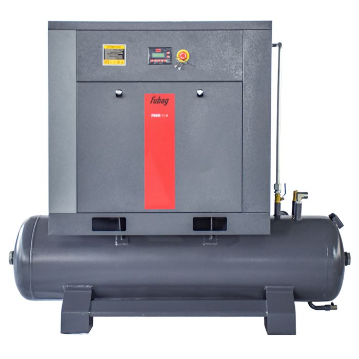 Винтовой компрессор Fubag FSKR 11-8/270, ременной привод, 380В, 1710л/мин, 270л, 8 бар, IP54