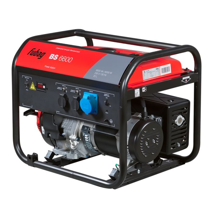 Бензиновый генератор Fubag BS 6600, 220В, 26А