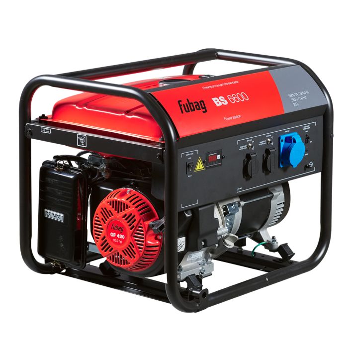 Бензиновый генератор Fubag BS 6600, 220В, 26А