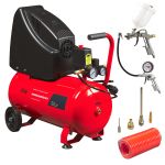Компрессорный набор Fubag House Master Kit, прямой безмасляный, 220В, 180л/мин, + 5 предметов