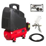 Компрессорный набор Fubag Paint Master Kit, прямой безмасляный, 220В, 180л/мин, + 3 предмета