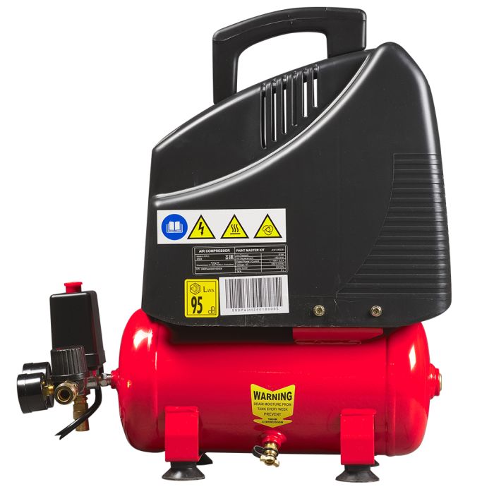 Компрессорный набор Fubag Service Master Kit, прямой безмасляный, 220В, 180л/мин, + 6 пр.