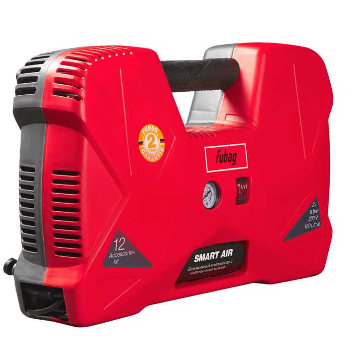 Компрессорный набор Fubag Smart Air, прямой безмасляный, 220В, 180л/мин