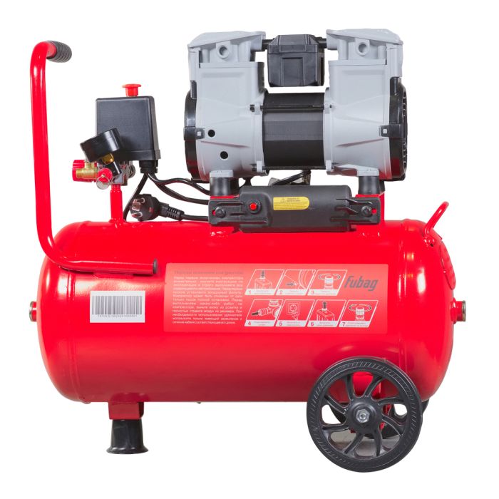 Поршневой компрессор Fubag OLS 190/24 CM1.6, прямой безмасляный, 220В, 190л/мин, 24л