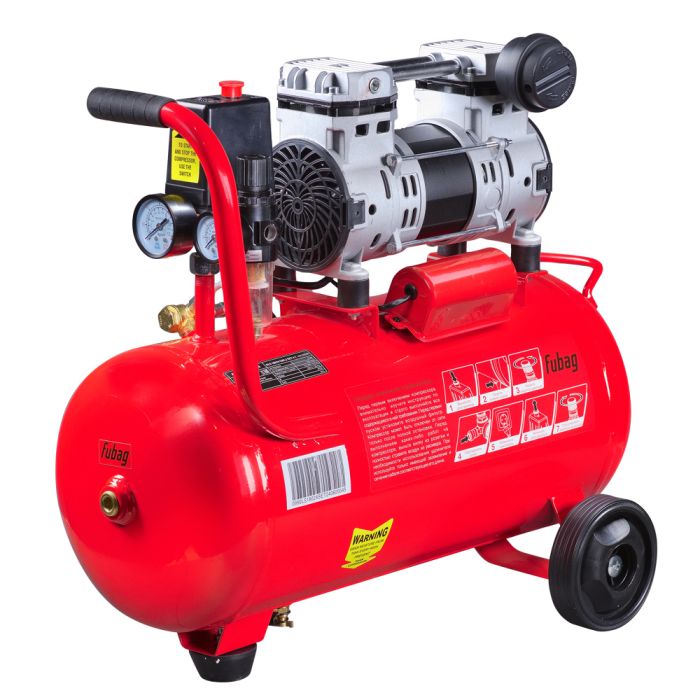 Компрессорный набор Fubag OLS 180/24 CM1.2 SET 4.1, 220В, прямой безмасляный, 180л/мин