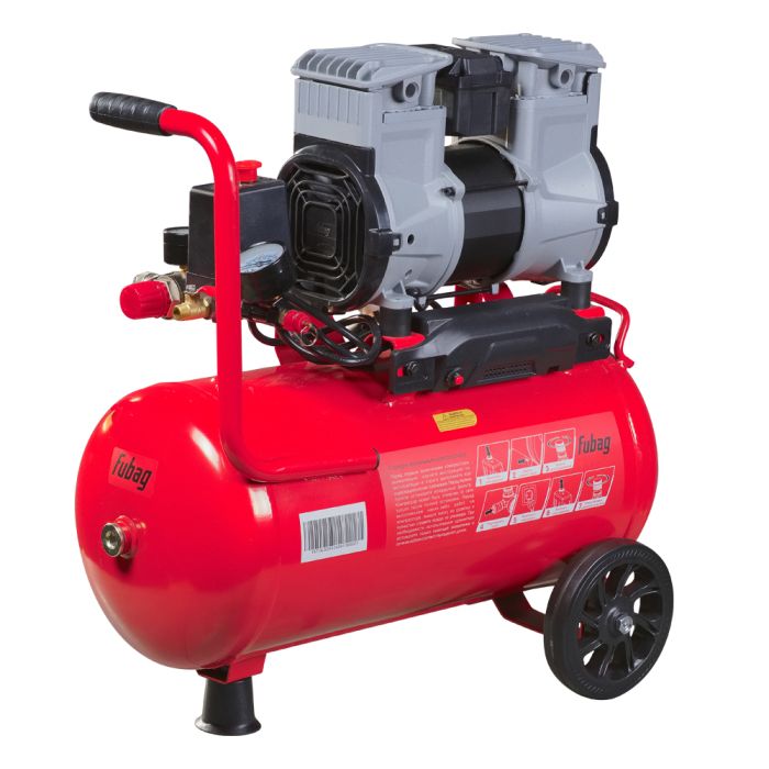 Поршневой компрессор Fubag OLS 250/24 CM2, прямой безмасляный, 220В, 250л/мин, 24л