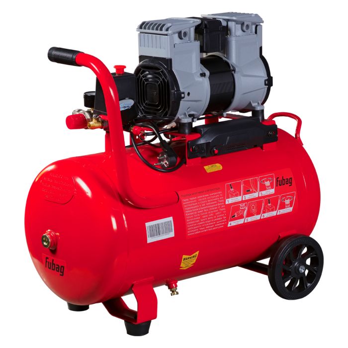Поршневой компрессор Fubag OLS 250/50 CM2, прямой безмасляный, 220В, 250л/мин, 50л
