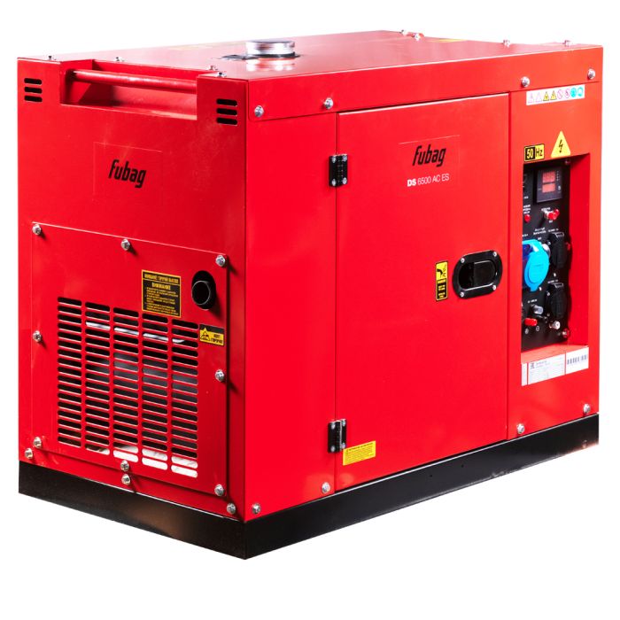 Дизельный генератор с электростартером Fubag DS 6500 AC ES, с коннектором автоматики, 220В, 26,1А