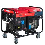 Дизельный генератор с электростартером Fubag DS 12000 A ES, с коннектором автоматики, 220В, 47,83А