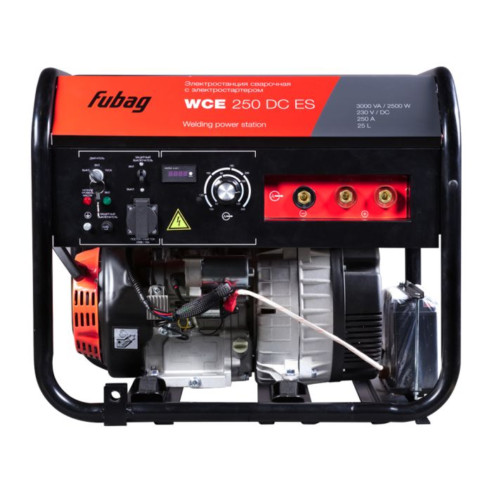 Сварочный бензиновый генератор Fubag WCE 250 DC ES, 220В, 10,9А