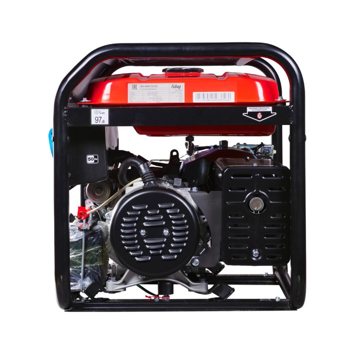 Бензиновый генератор с электростартером Fubag BS 6600 DA ES, с коннектором автоматики, 380В, 8,7А/10,9А