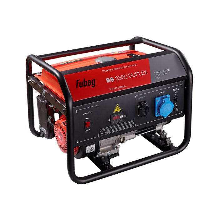 Бензиновый генератор Fubag BS 3500 Duplex, 220В, 12,2А