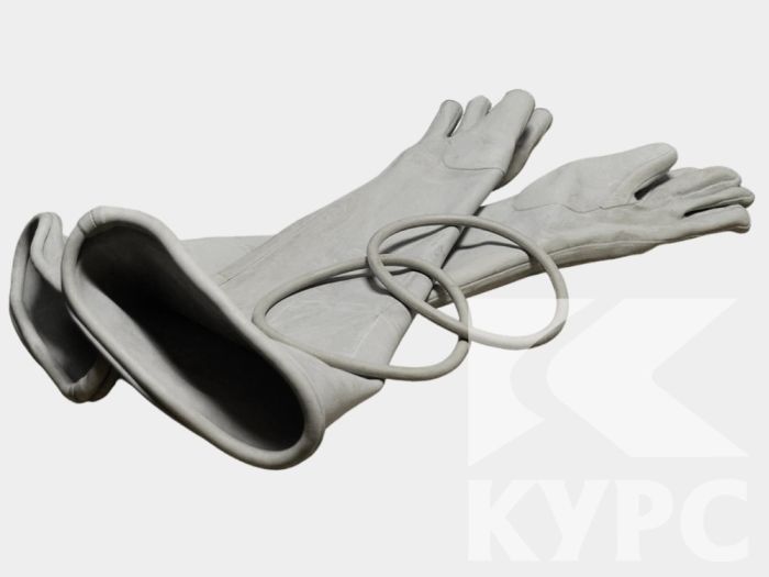 Перчатки пескоструйщика PST, для пескоструйных камер КСО, тип 1