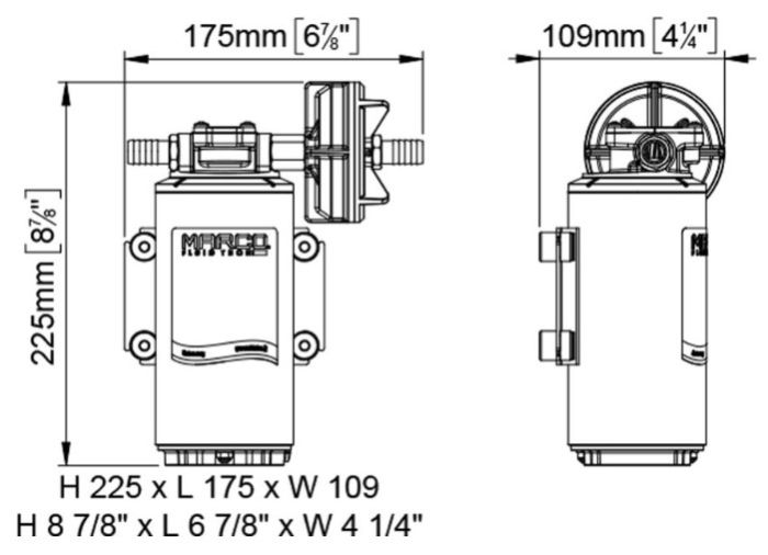 Шестеренный насос Marco UP10 24В