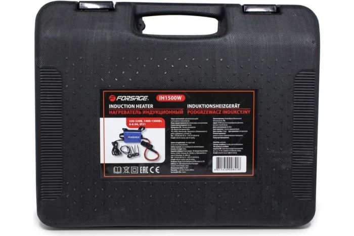 Индукционный нагреватель Forsage F-IH1500W(50490), в наборе с аксессуарами, в кейсе