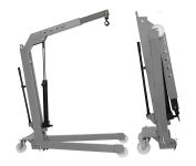 Кран гидравлический складной 1 тонна Werther-OMA W108 (OMA 590)_grey, гаражный, передвижной, ручной