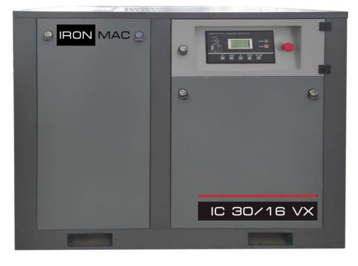 Винтовой компрессор IronMac IC 20/16 VX, прямой привод, 16 бар, IP23, 1030л/мин