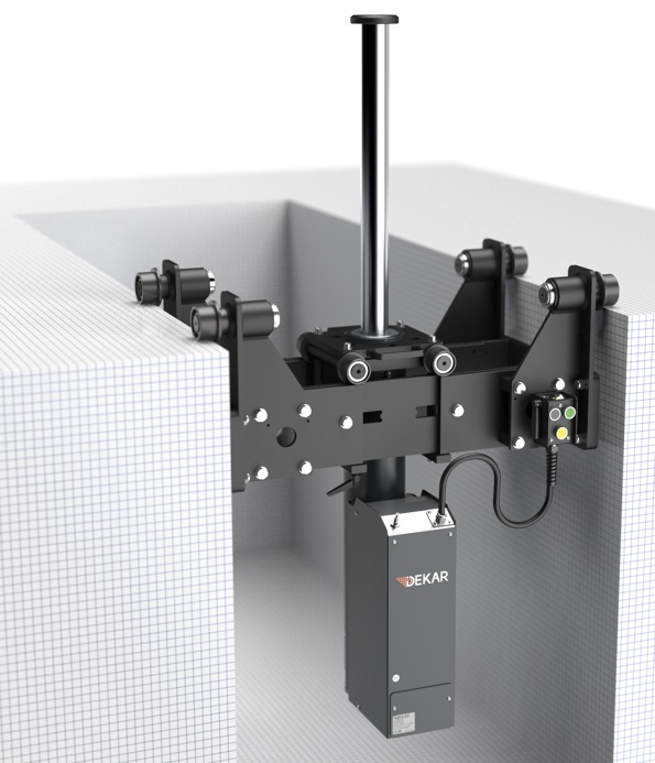 Подъемник канавный пневмогидравлический Dekar 1815H, 15т, подвесной