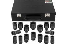 Набор ударных головок 6-гр. глубоких Rock Force RF-6162-5MPB, 3/4", 17-50мм, 16 пр.