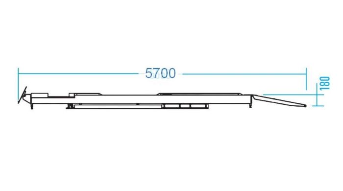 Подъемник автомобильный ножничный 4 тонны Nordberg N634-4, гидравлический, 380В