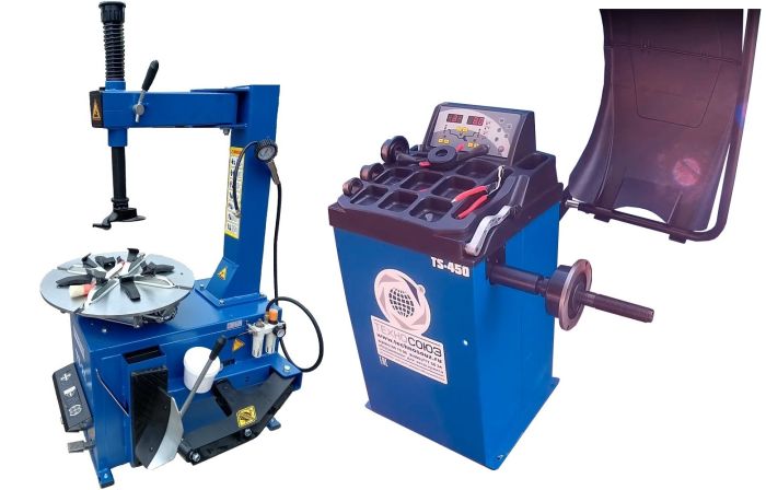 Комплект шиномонтажного оборудования Техносоюз TS-21 + TS-450