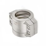 Хомут усиленный 4-х болтовый, алюминий, TITAN LOCK