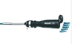 HAZET Отвёртка-трещетка с набором бит 2266/7