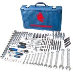 Набор инструментов в кейсе Станкоимпорт CS-TK216PMQ, 216 предметов, с трещоткой, 1/2", 1/4", 3/8"