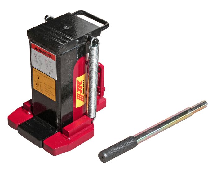 Домкрат бутылочный гидравлический 20т JTC JTC-TOE200, 303-443мм, 2-х плунжерный 