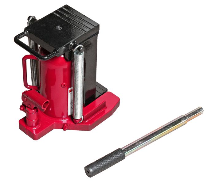 Домкрат бутылочный гидравлический 20т JTC JTC-TOE200, 303-443мм, 2-х плунжерный 