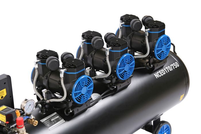 Поршневой компрессор NORDBERG NCEO170/750, прямой привод, безмасляный, 170л, 750 л/мин, 380В