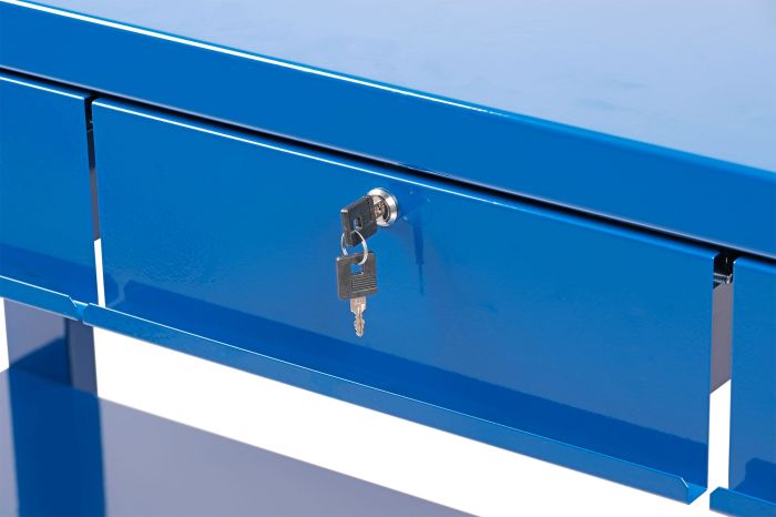 Верстак слесарный Nordberg TT3,  три подвесных ящика, 2000мм