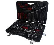 Набор инструментов в кейсе JTC JTC-H145C, 145 предметов, с трещоткой, 1/2", 1/4"