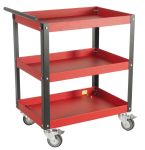 Тележка инструментальная JTC-5921, открытая, 3 полки