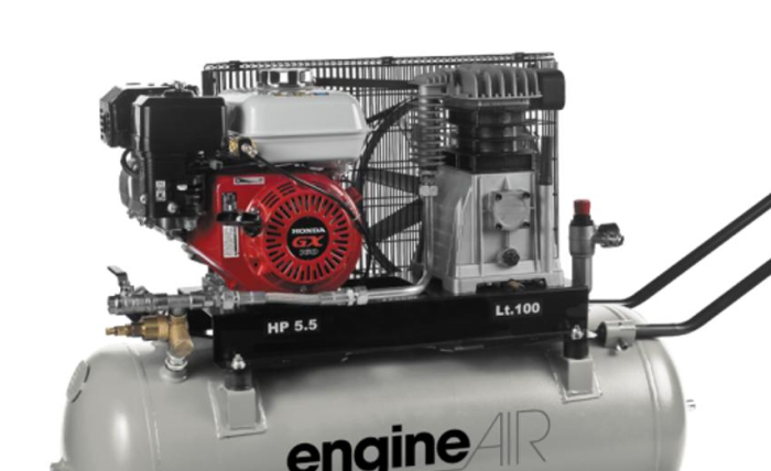 Поршневой компрессор Abac EngineAIR A29B/100 4HP, ременной привод, масляный, бензиновый, 300 л/мин