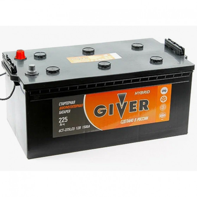 Аккумулятор GIVER HYBRID 225 Ач (6ст-225)