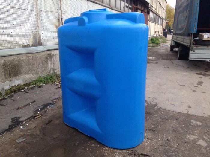 Емкость прямоугольная Polimer-Group SL 2000, 2000 литров, синяя