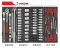 Тележка инструментальная с набором инструментов 279 шт. JTC-5021+279, закрытая, 7 ящиков
