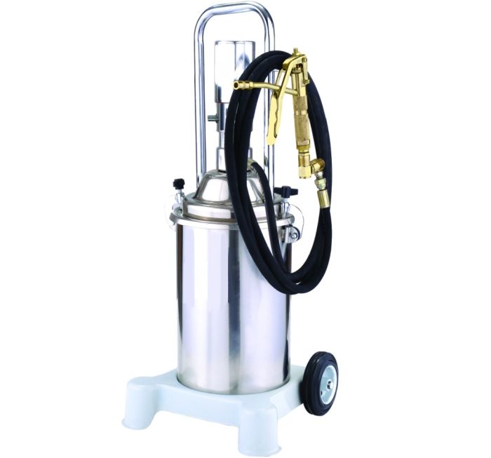 Нагнетатель смазки (солидолонагнетатель) Техносоюз TS50600, пневматический, 13 литров