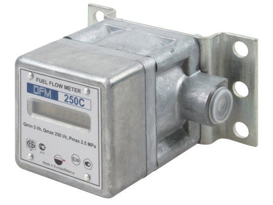 Счетчик дизельного топлива DFM 250C, электронный, расходомер топлива, 4,7 л/мин