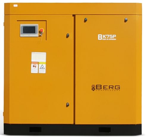 Винтовой компрессор Berg ВК-75Р, ременной привод, 15 бар, степень защиты IP54