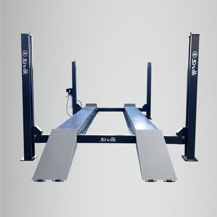 Подъемник четырехстоечный 6,5 тонн Sivik ПГА-6500/4_blue, электрогидравлический, слесарный, 380В