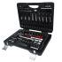 Набор инструментов в кейсе JTC JTC-S110B-B72, 110 предметов, с трещоткой, 1/2", 1/4"