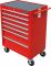 Тележка инструментальная Станкоимпорт BTD-270071CS red, закрытая, 7 ящиков