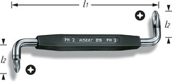 HAZET Отвёртка двухсторонняя крест PH1+PH2 819-PH1+PH2
