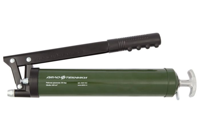 Шприц для смазки Дело Техники 865542, плунжерный 400см3